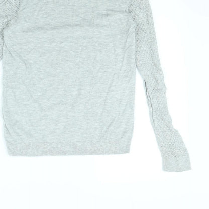 Jack Wills Womens Grey   Pullover Jumper Size 10
