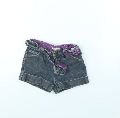 Blue Zoo Girls Blue   Cut-Off Shorts Size 6 Years