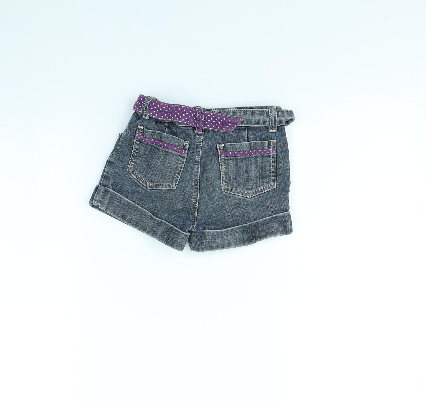 Blue Zoo Girls Blue   Cut-Off Shorts Size 6 Years