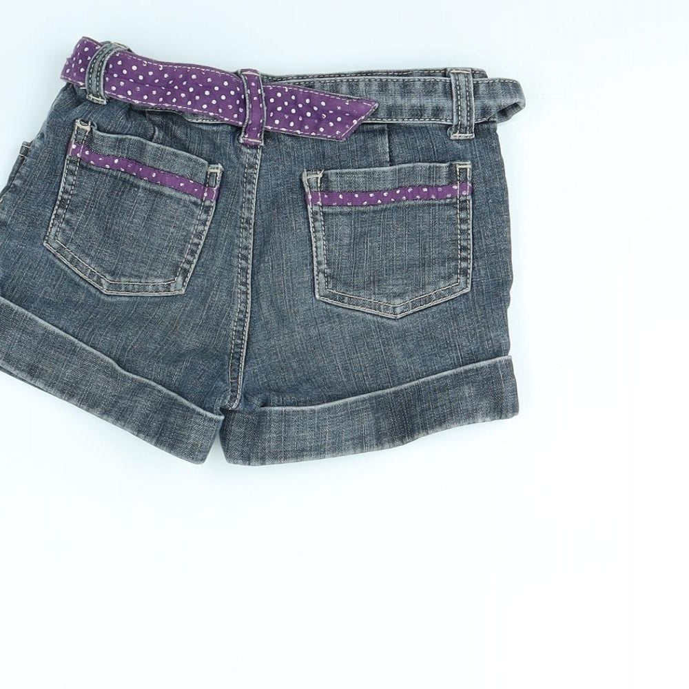 Blue Zoo Girls Blue   Cut-Off Shorts Size 6 Years