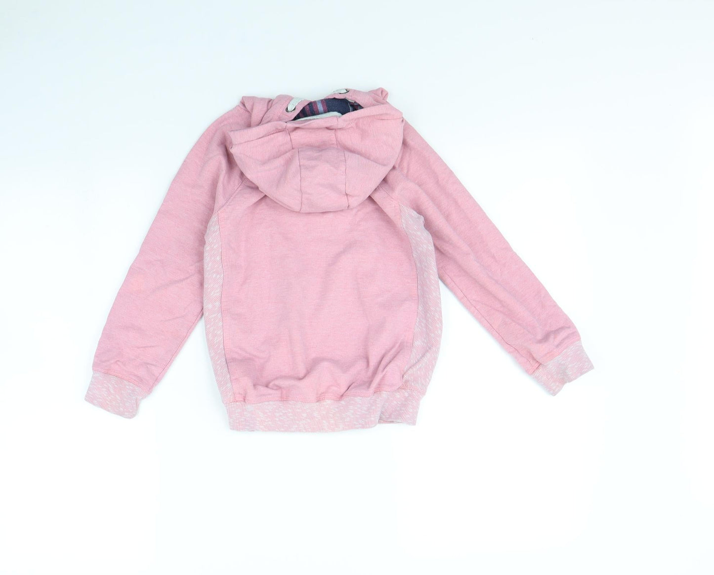 NEXT Girls Pink  Rayon Pullover Hoodie Size 6 Years