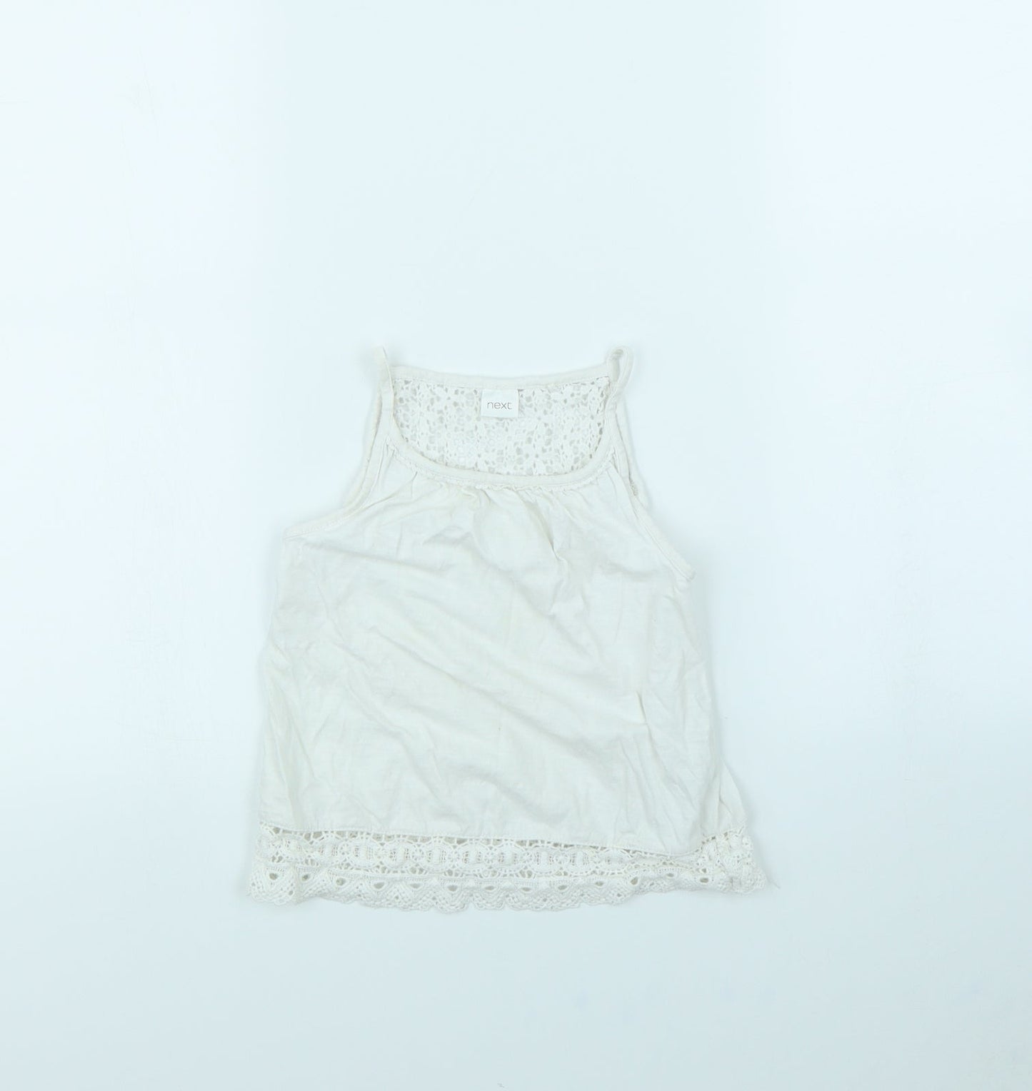NEXT Girls White   Basic Tank Size 6 Years