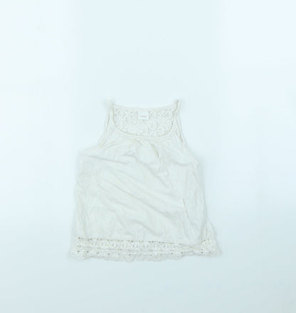 NEXT Girls White   Basic Tank Size 6 Years