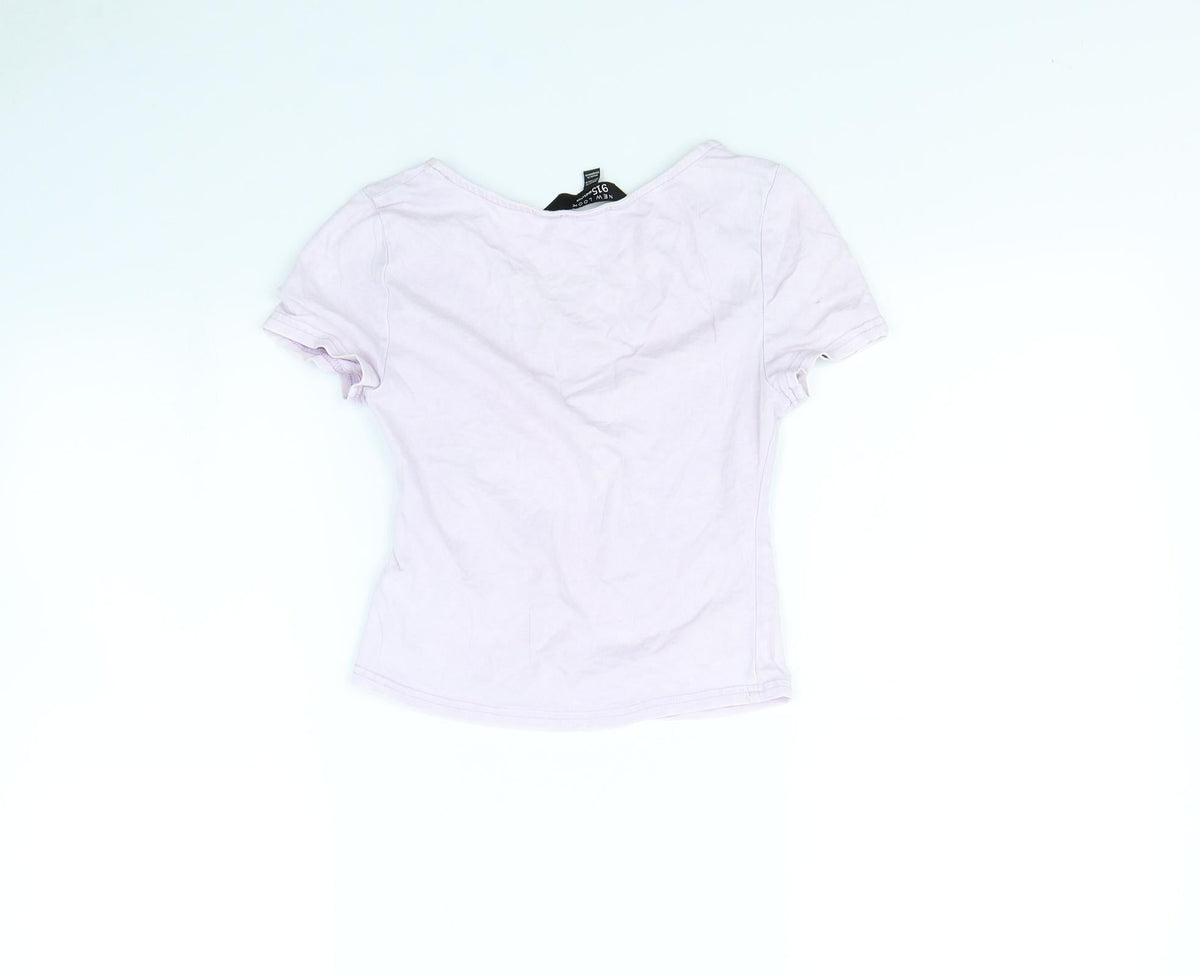 New Look Girls Purple   Basic Tank Size 12 Years