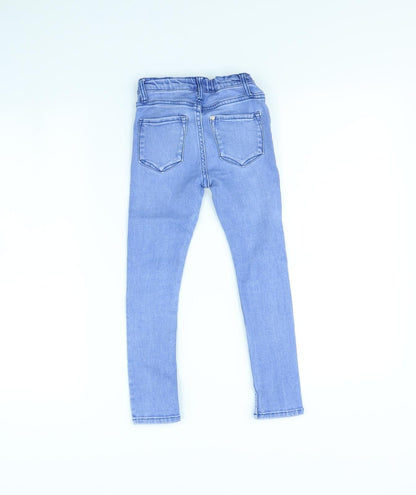Preworn Girls Blue   Skinny Jeans Size 5 Years