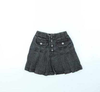 NEXT Girls Grey   Flare Skirt Size 6 Years