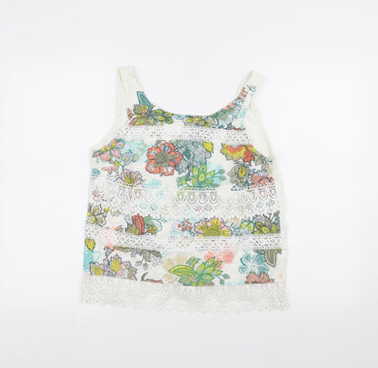 Womens UK Size 10 NEXT White Basic T-Shirt