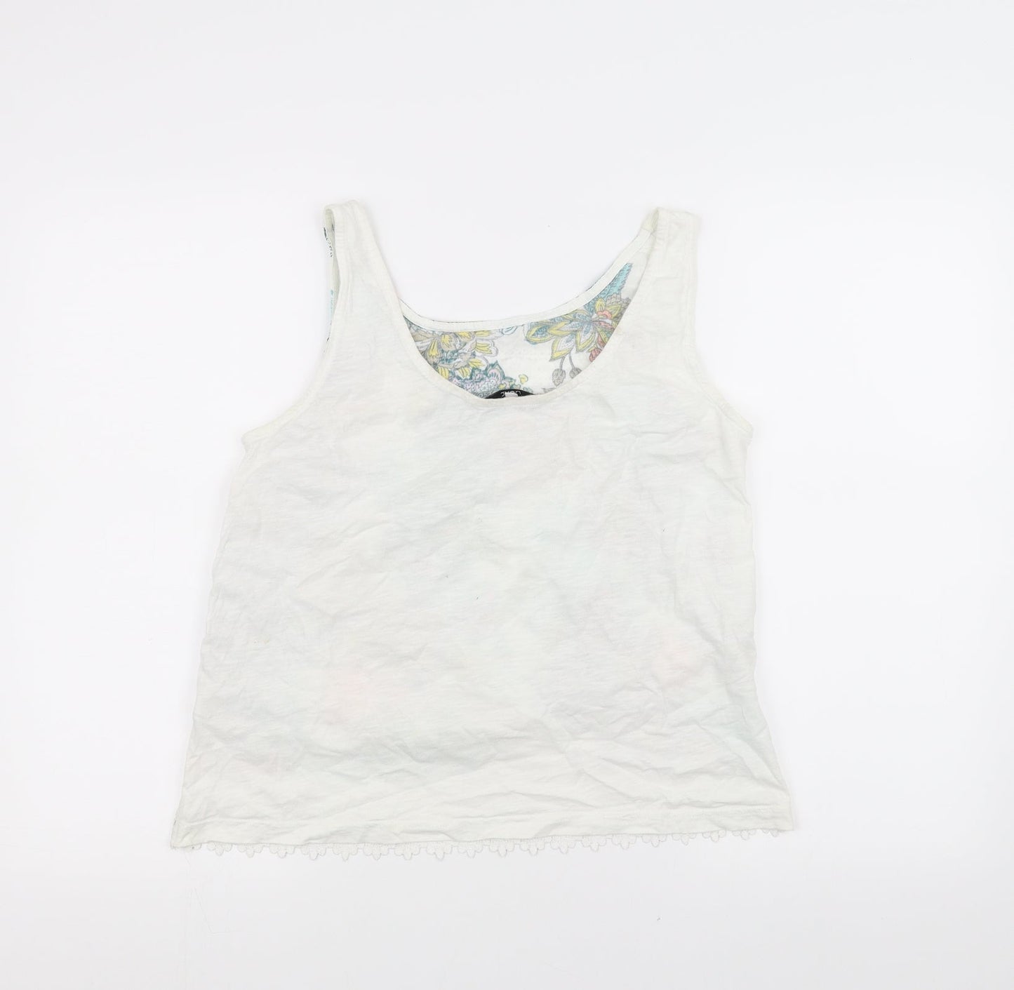 Womens UK Size 10 NEXT White Basic T-Shirt