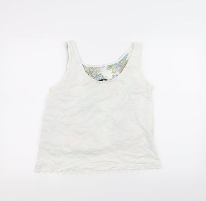 Womens UK Size 10 NEXT White Basic T-Shirt