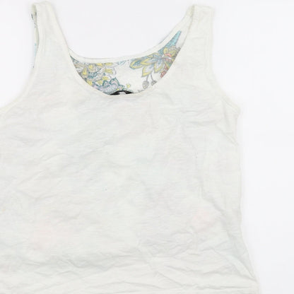 Womens UK Size 10 NEXT White Basic T-Shirt