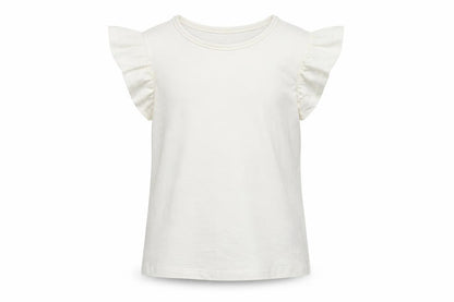 Marks & Spencer Girls White   Basic T-Shirt Size 6-7 Years