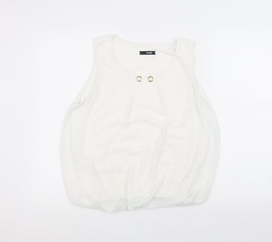 Quiz Womens White   Basic T-Shirt Size S