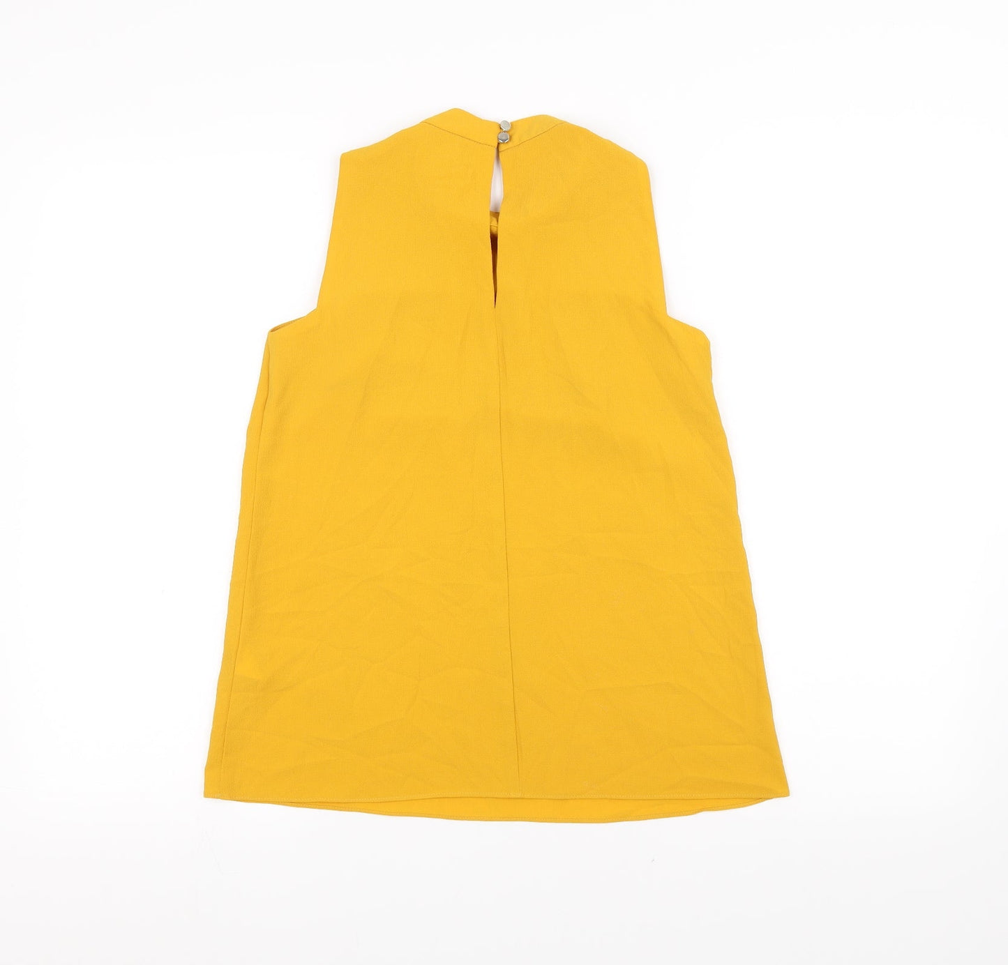 Womens UK Size 6 Dorothy Perkins Yellow Basic T-Shirt