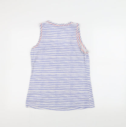 Womens UK Size 8 Disney Blue Basic Tank