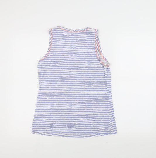 Womens UK Size 8 Disney Blue Basic Tank