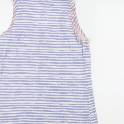 Womens UK Size 8 Disney Blue Basic Tank