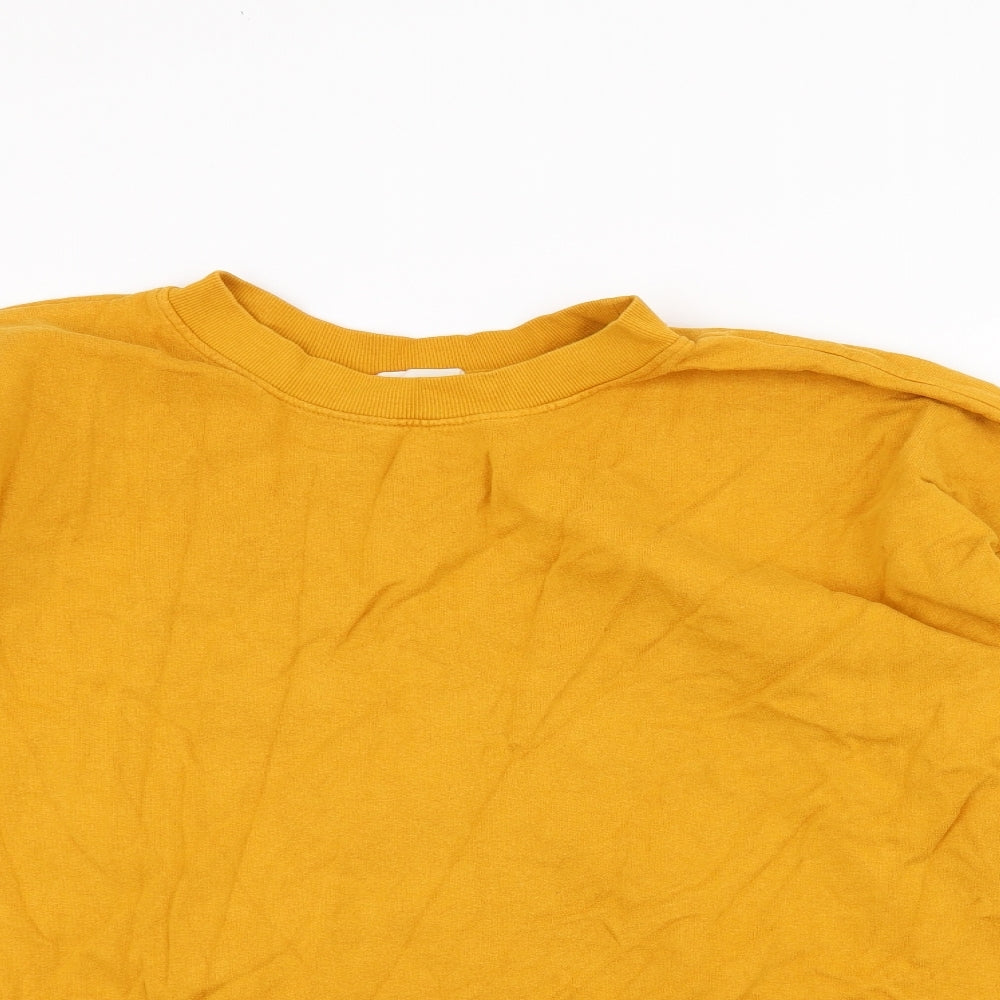 Next Womens Yellow   Pullover Jumper Size 16
