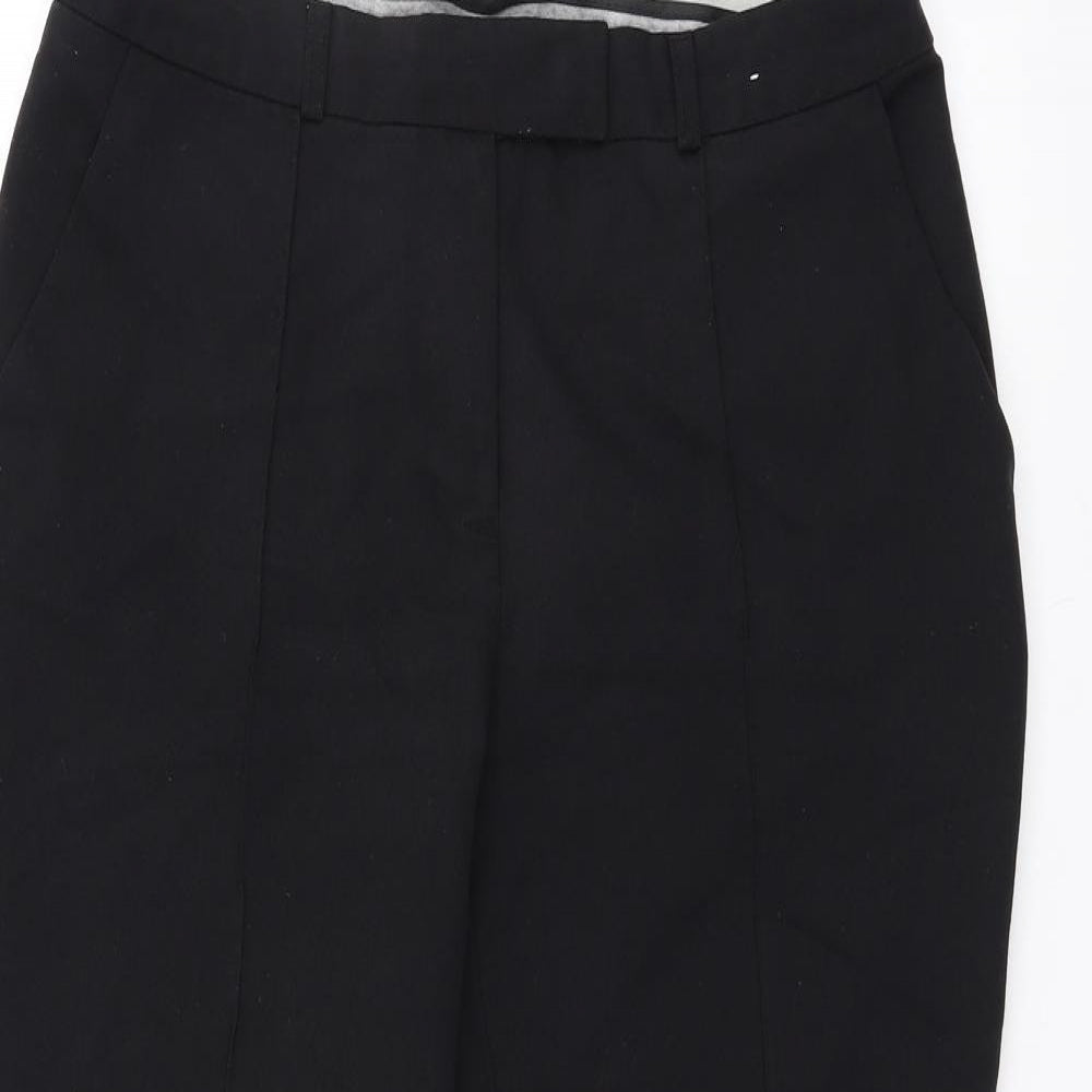 Womens UK Size 10 Topshop Regular Fit  Black Trousers