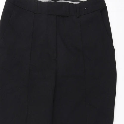 Womens UK Size 10 Topshop Regular Fit  Black Trousers