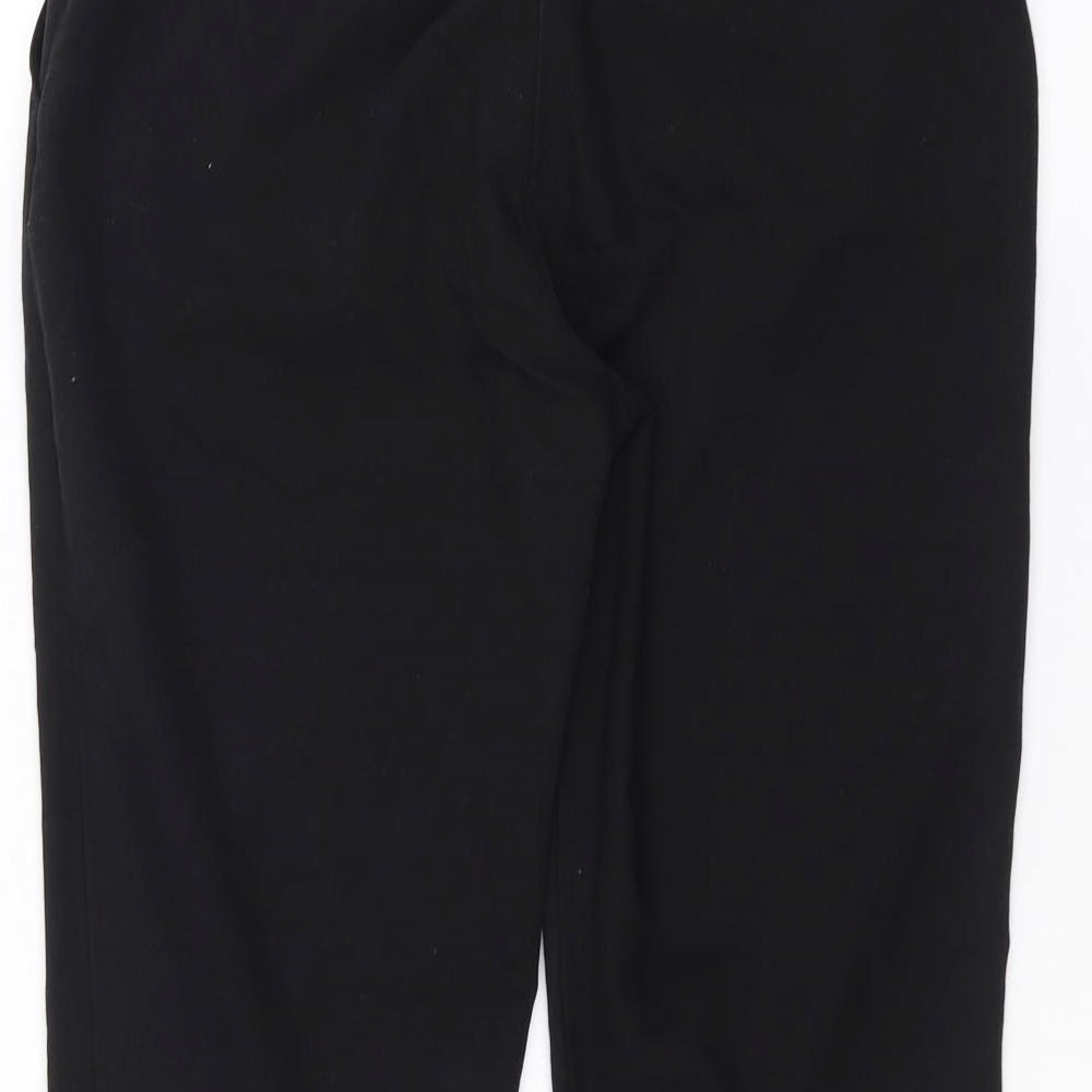 Womens UK Size 10 Topshop Regular Fit  Black Trousers