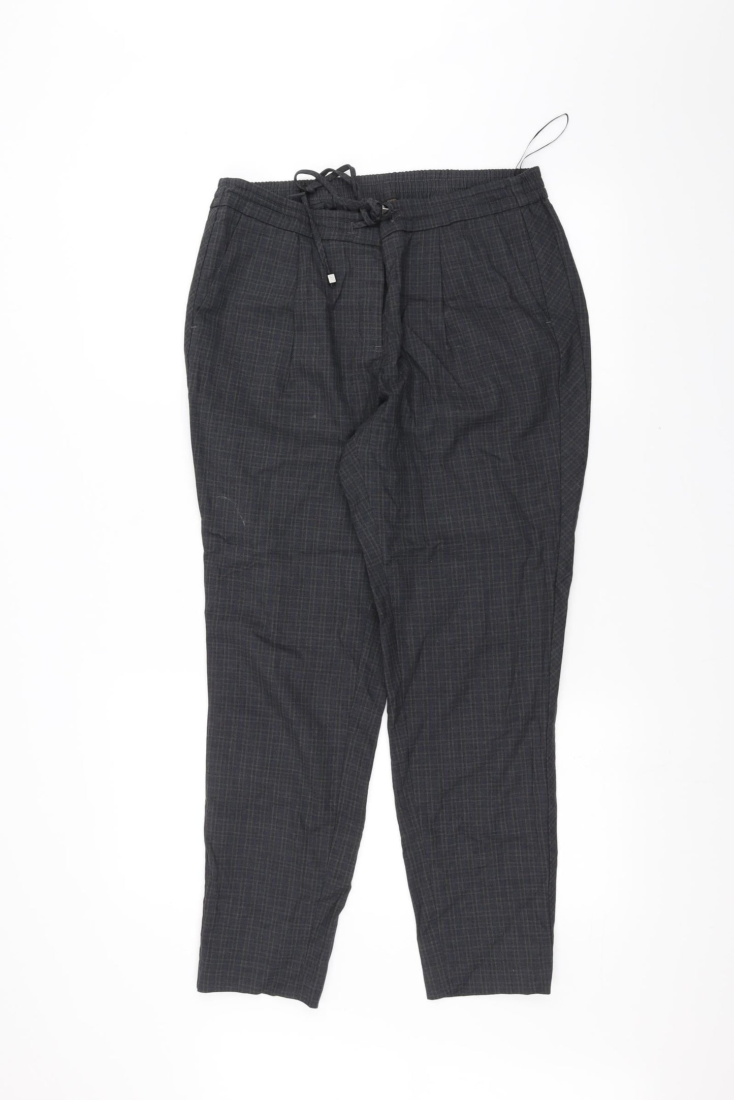 Womens UK Size 10 NEXT Regular Fit  Black Trousers