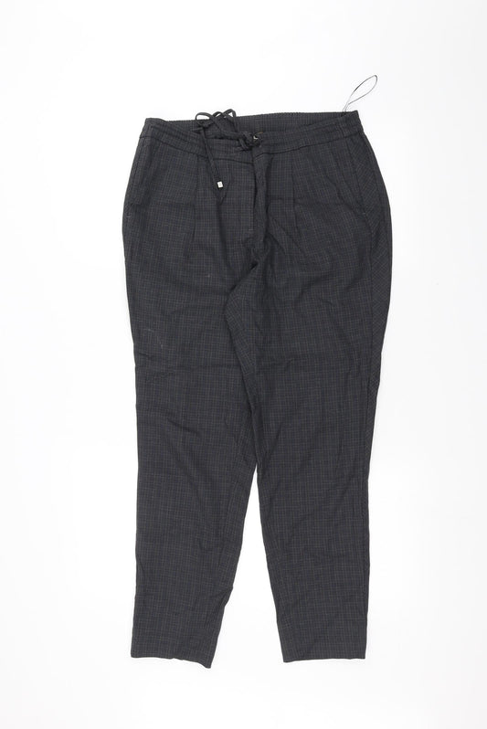 Womens UK Size 10 NEXT Regular Fit  Black Trousers