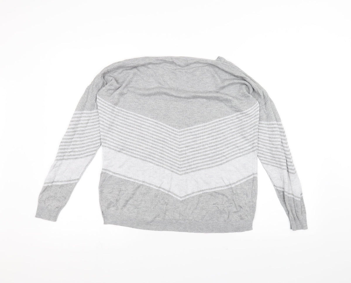 Maison de nimes Womens Grey   Pullover Jumper Size S
