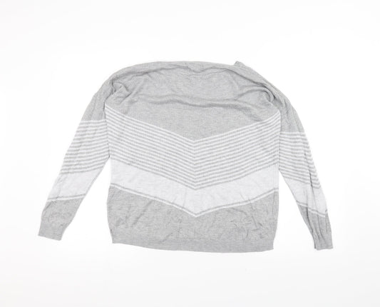 Maison de nimes Womens Grey   Pullover Jumper Size S