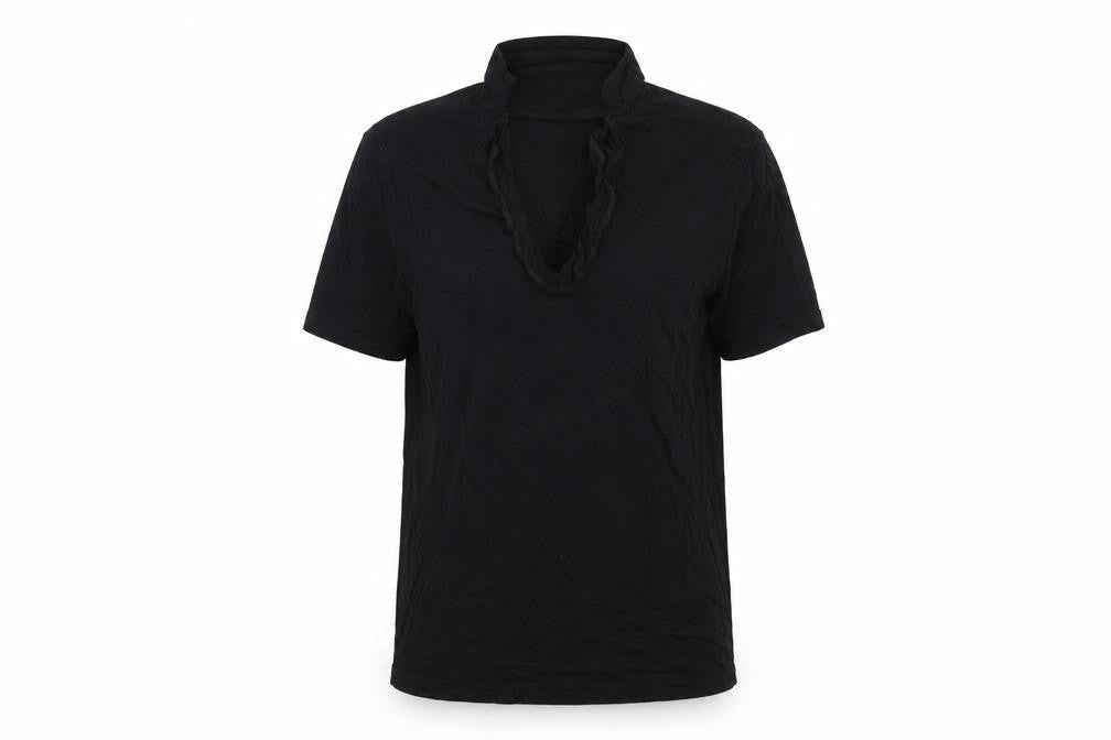 Womens UK Size 6 Atmosphere Black Basic T-Shirt