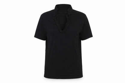 Womens UK Size 6 Atmosphere Black Basic T-Shirt