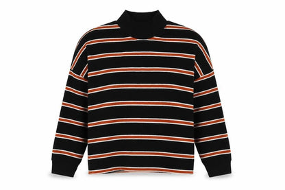 Primark Womens Black Striped  Pullover Jumper Size S