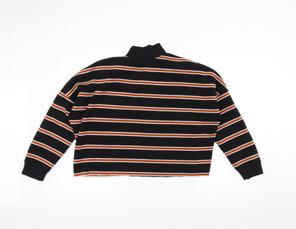 Primark Womens Black Striped  Pullover Jumper Size S