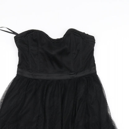 H&M Womens Black   A-Line  Size 10