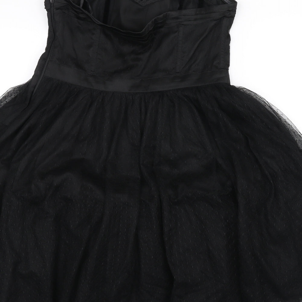H&M Womens Black   A-Line  Size 10