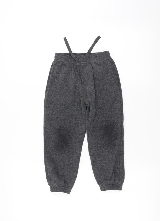 Primark Boys Grey   Sweatpants Trousers Size 5-6 Years