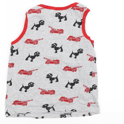 Nickelodeon Girls Grey   Basic Tank Size 5 Years