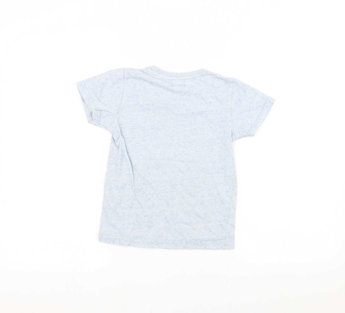 Lily & Dan Boys Blue   Basic T-Shirt Size 5-6 Years