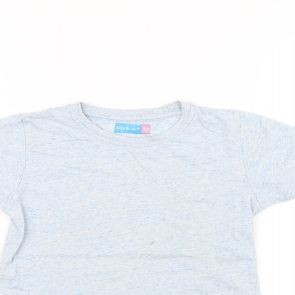 Lily & Dan Boys Blue   Basic T-Shirt Size 5-6 Years