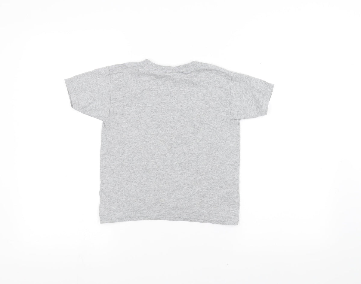 Gilden Boys Grey   Basic T-Shirt Size XS  - super rangers