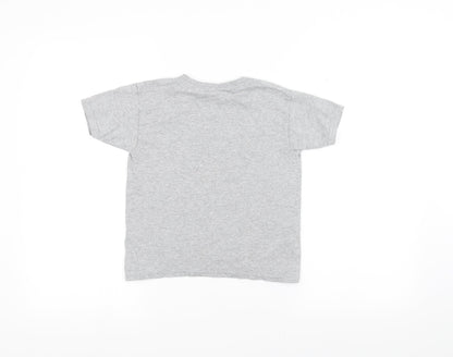 Gilden Boys Grey   Basic T-Shirt Size XS  - super rangers