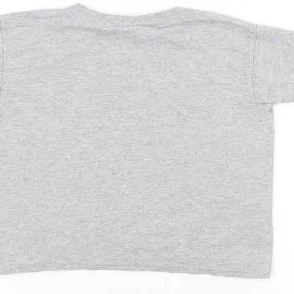 Gilden Boys Grey   Basic T-Shirt Size XS  - super rangers