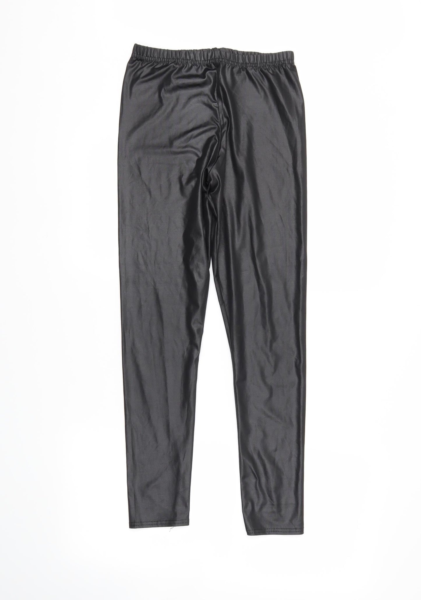 Boohoo Womens Black   Pedal Pusher Leggings Size 8 L26 in