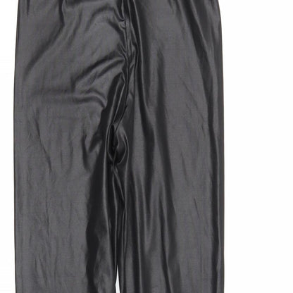 Boohoo Womens Black   Pedal Pusher Leggings Size 8 L26 in