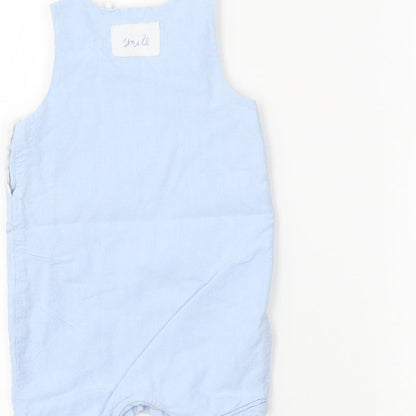 NEXT Boys Blue   Dungaree One-Piece Size 0-3 Months