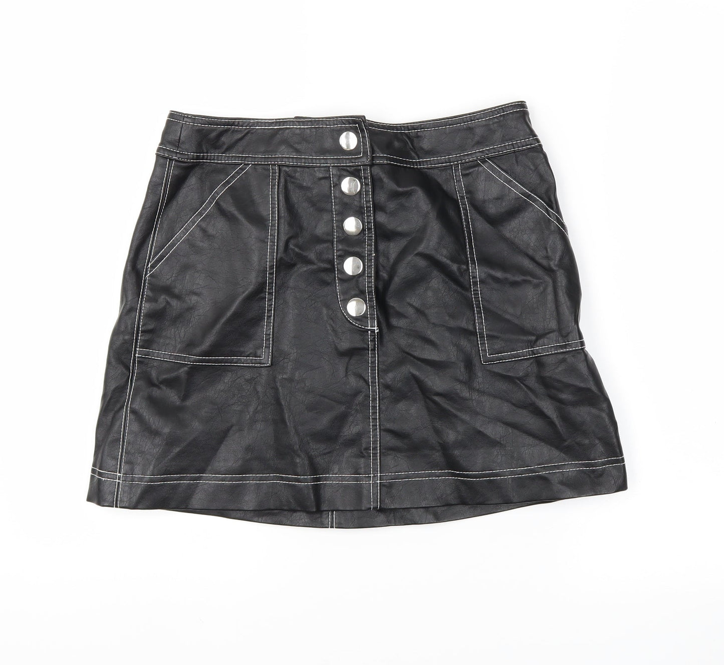 Lola Skye Womens Black   Maxi Skirt Size 10