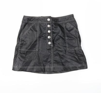 Lola Skye Womens Black   Maxi Skirt Size 10