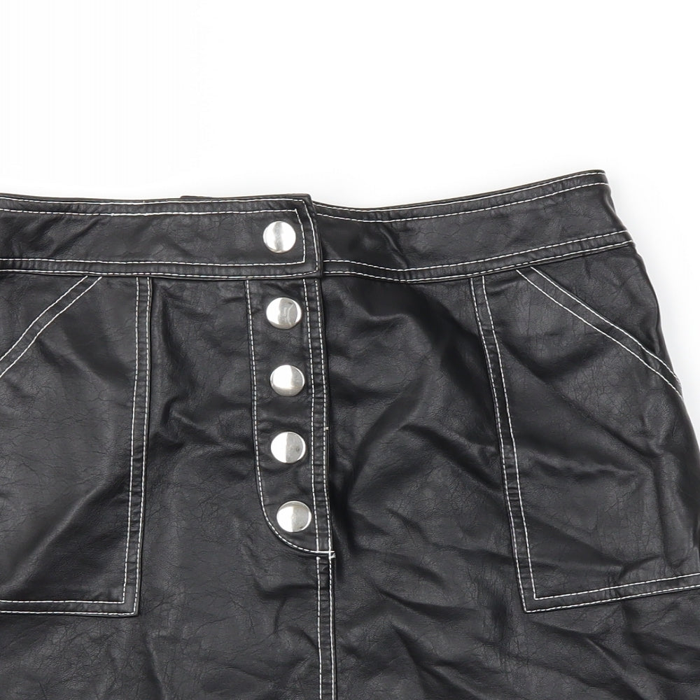 Lola Skye Womens Black   Maxi Skirt Size 10