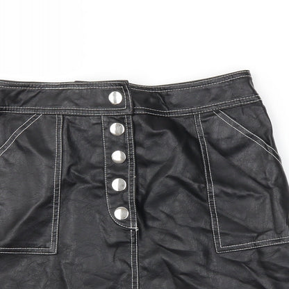 Lola Skye Womens Black   Maxi Skirt Size 10