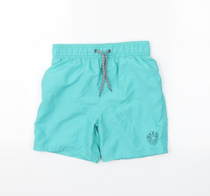 George Boys Green   Sweat Shorts Size 7-8 Years