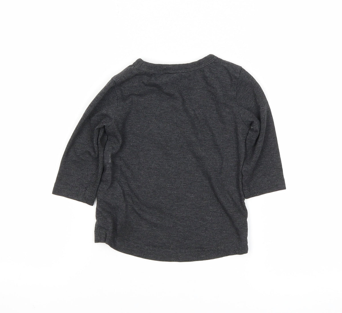 Next Boys Grey   Basic T-Shirt Size 3-6 Months